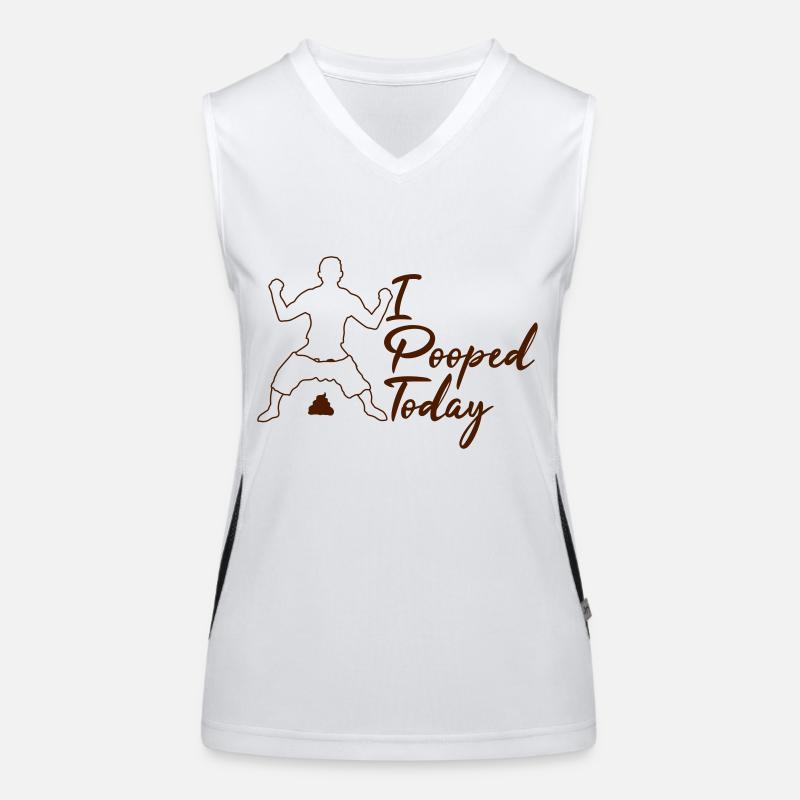 Hose runter Gewinner Funktionelles Kontrast-Tank Top für Frauen