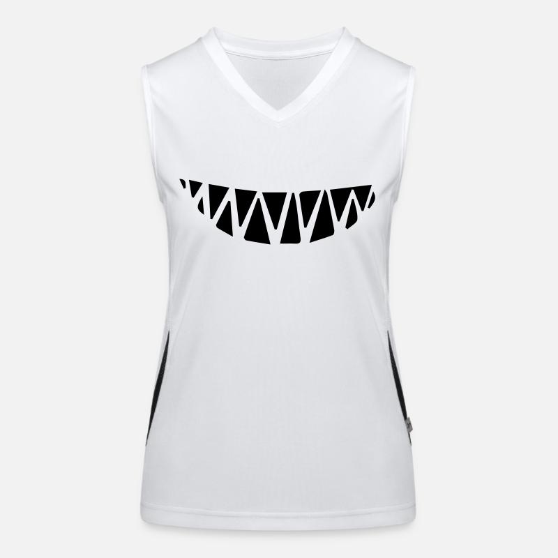 Smiling teeth minimum distance Women's Functional Contrast Tank Top