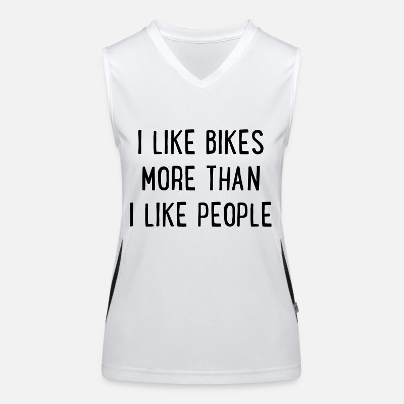 Vélo Débardeur respirant contrasté Femme