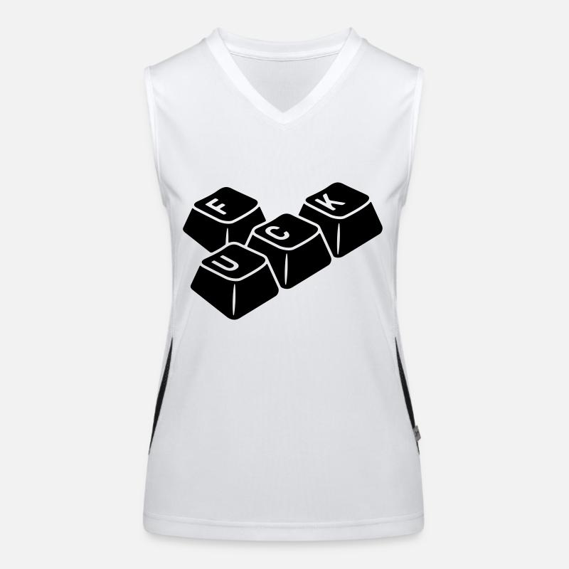 Clavier F*CK Débardeur respirant contrasté Femme