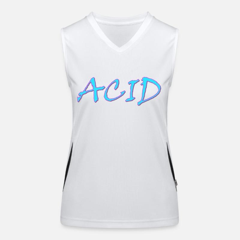 Acide Débardeur respirant contrasté Femme