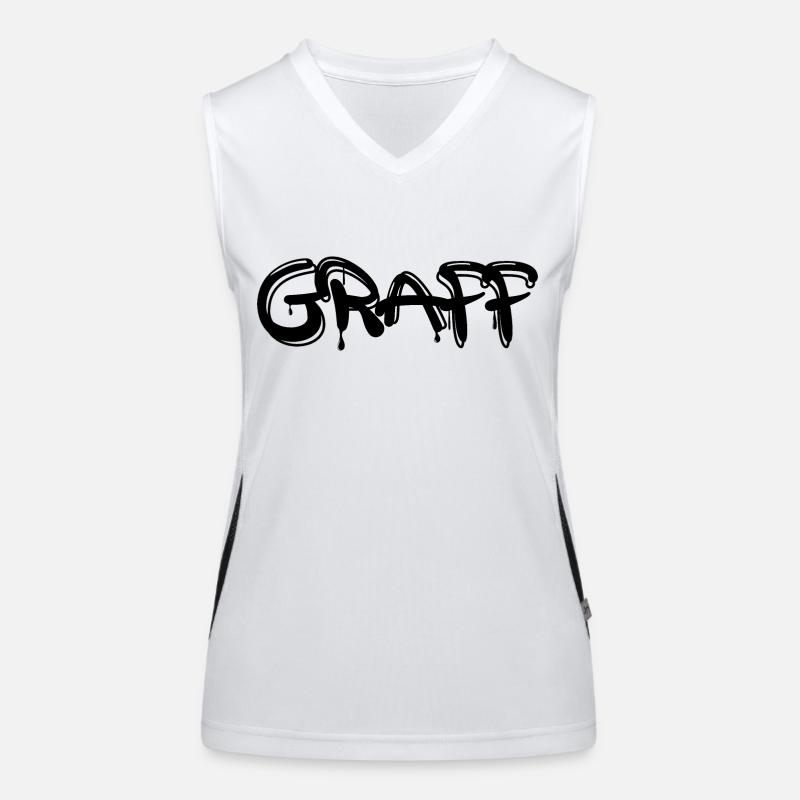 Graffiti Débardeur respirant contrasté Femme