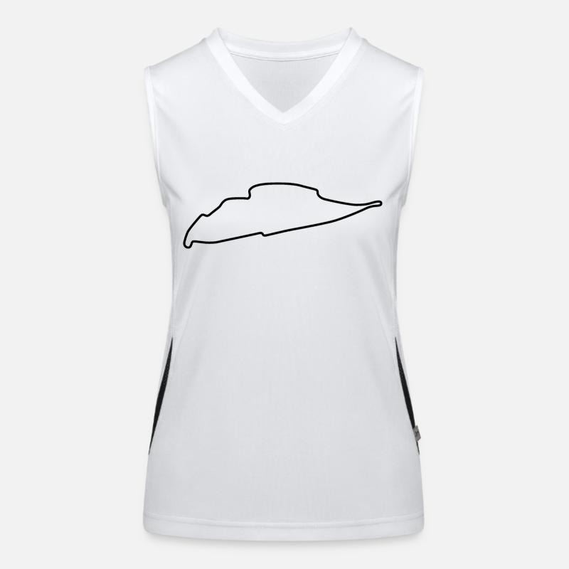 Canada Race Track Women's Functional Contrast Tank Top