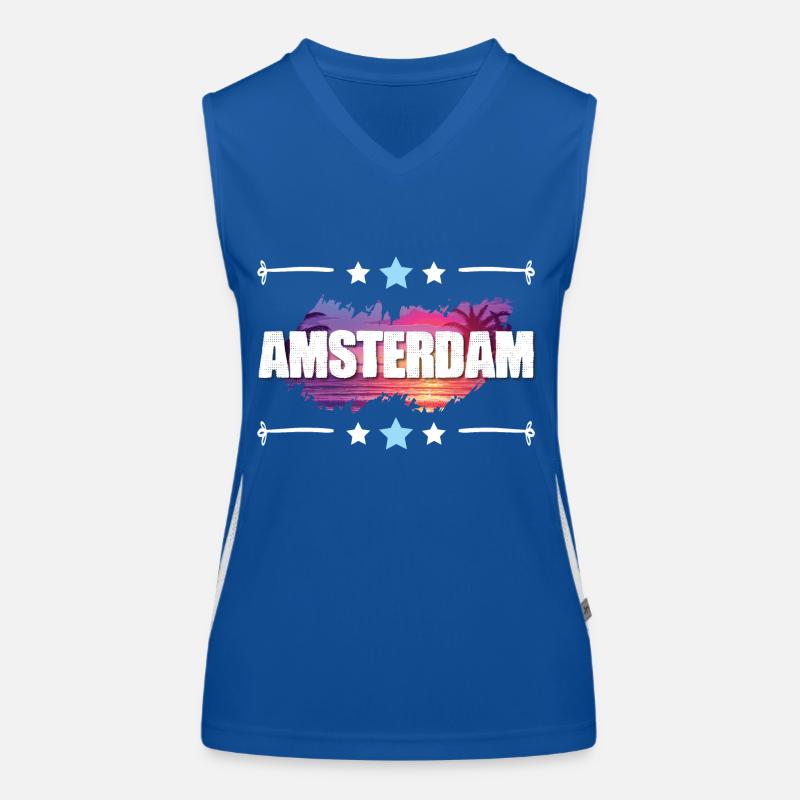 Amsterdam Débardeur respirant contrasté Femme