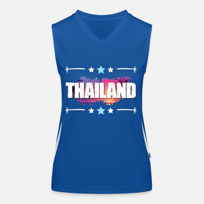 Thailand Women's Functional Contrast Tank Top
