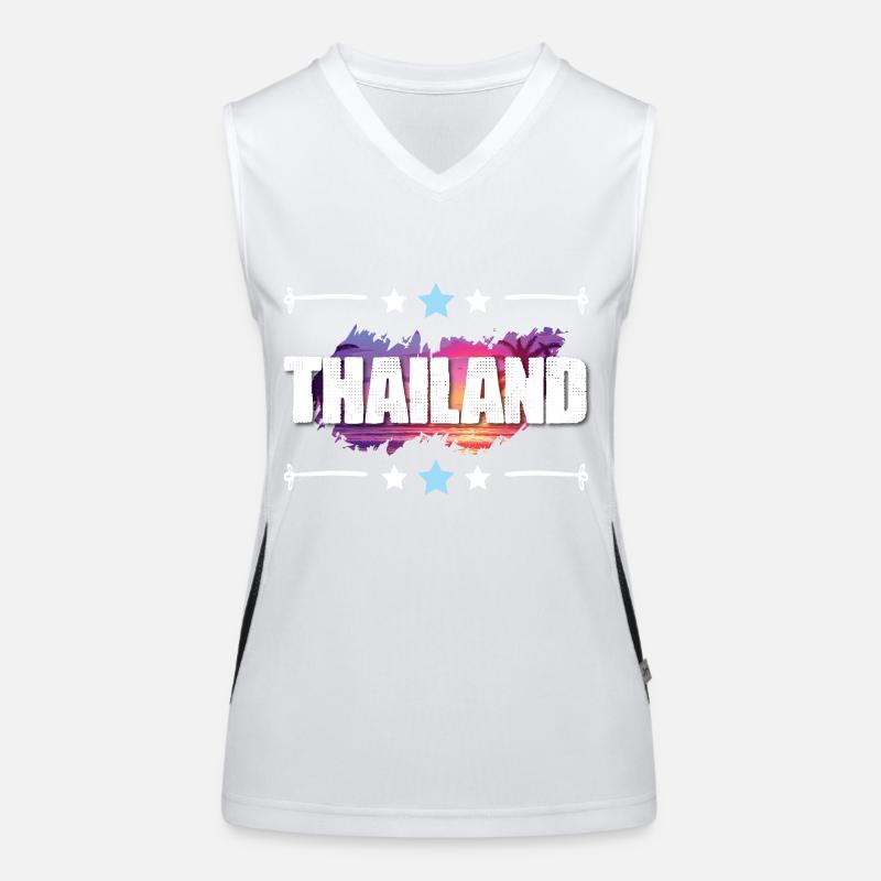 Thailand Women's Functional Contrast Tank Top