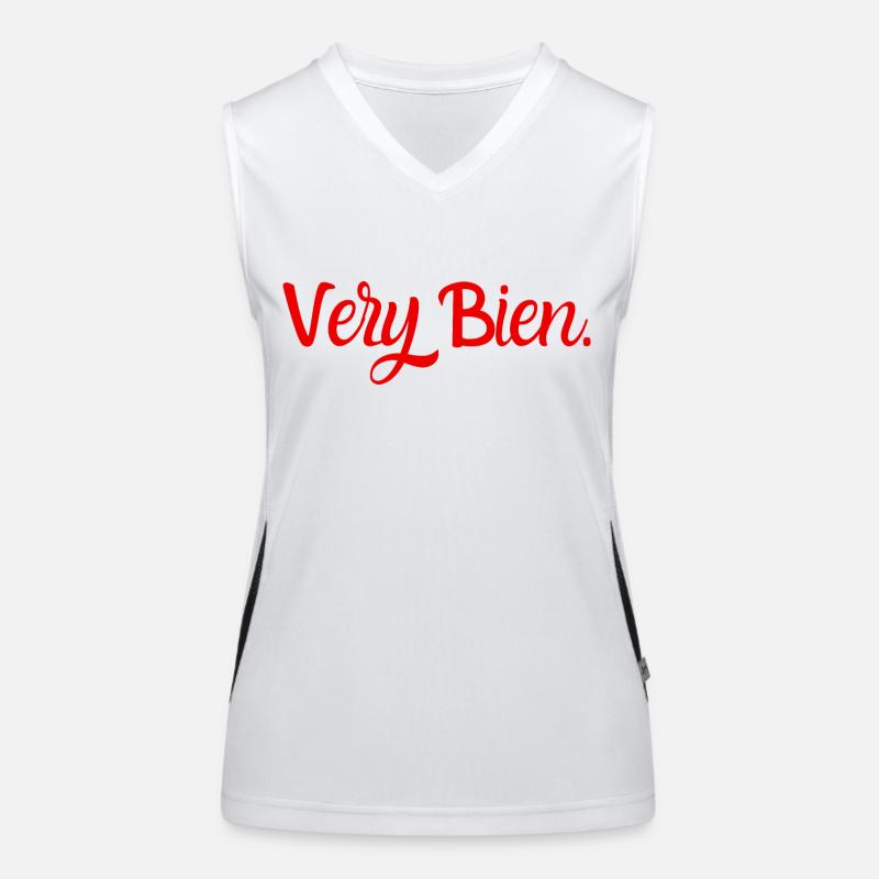 very bien Débardeur respirant contrasté Femme