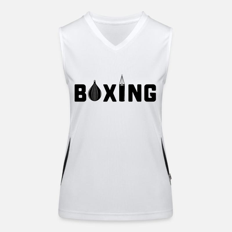 Boxing Boxen Funktionelles Kontrast-Tank Top für Frauen
