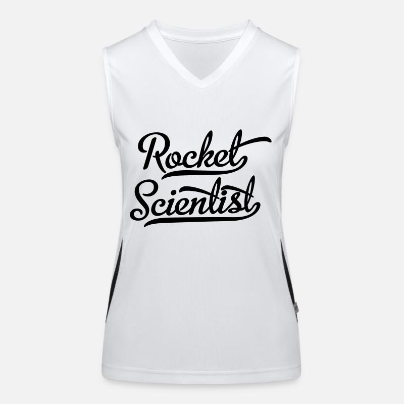 Rocket Scientist Funktionelles Kontrast-Tank Top für Frauen