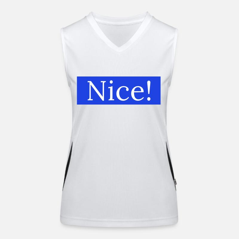 Gentil! Débardeur respirant contrasté Femme