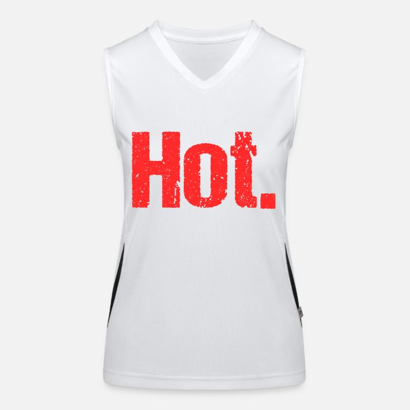 Hot. Funktionelles Kontrast-Tank Top für Frauen