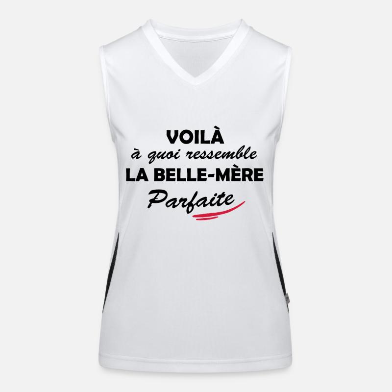 belle-mère parfaite Débardeur respirant contrasté Femme
