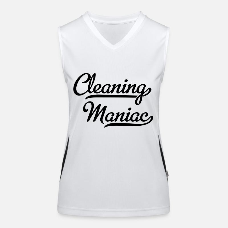 Cleaning devil Women's Functional Contrast Tank Top