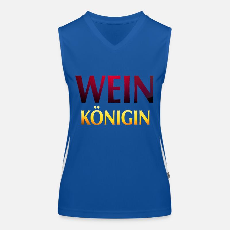 Wein Königin Funktionelles Kontrast-Tank Top für Frauen