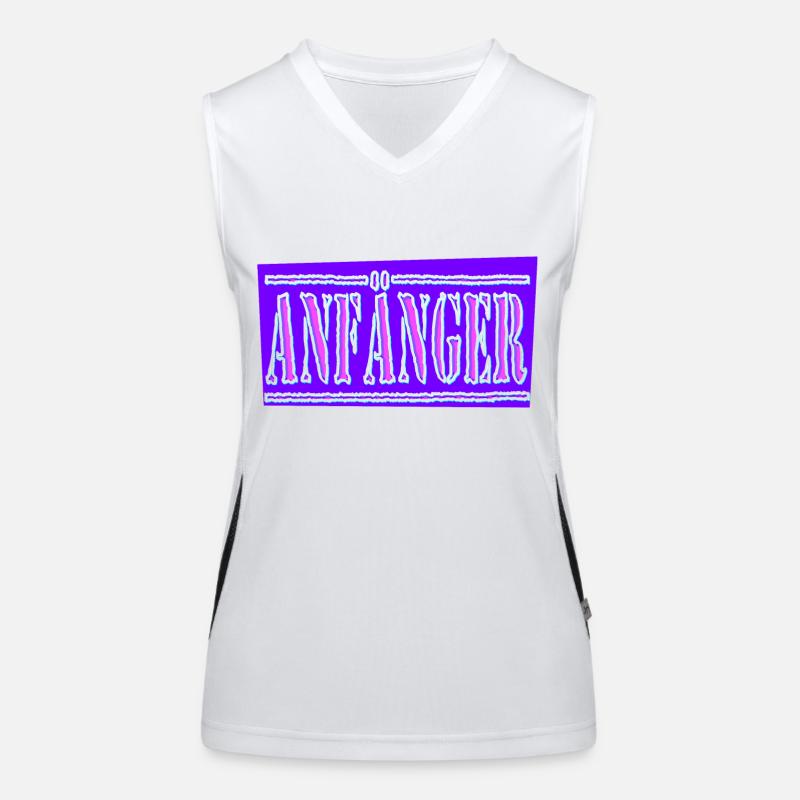 anfänger dunkel Funktionelles Kontrast-Tank Top für Frauen