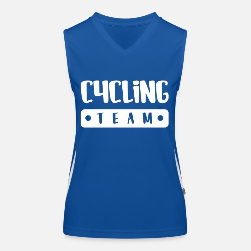 Cycling Team Funktionelles Kontrast-Tank Top für Frauen