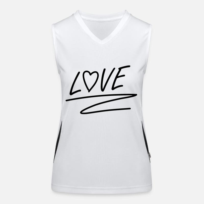 Love Funktionelles Kontrast-Tank Top für Frauen