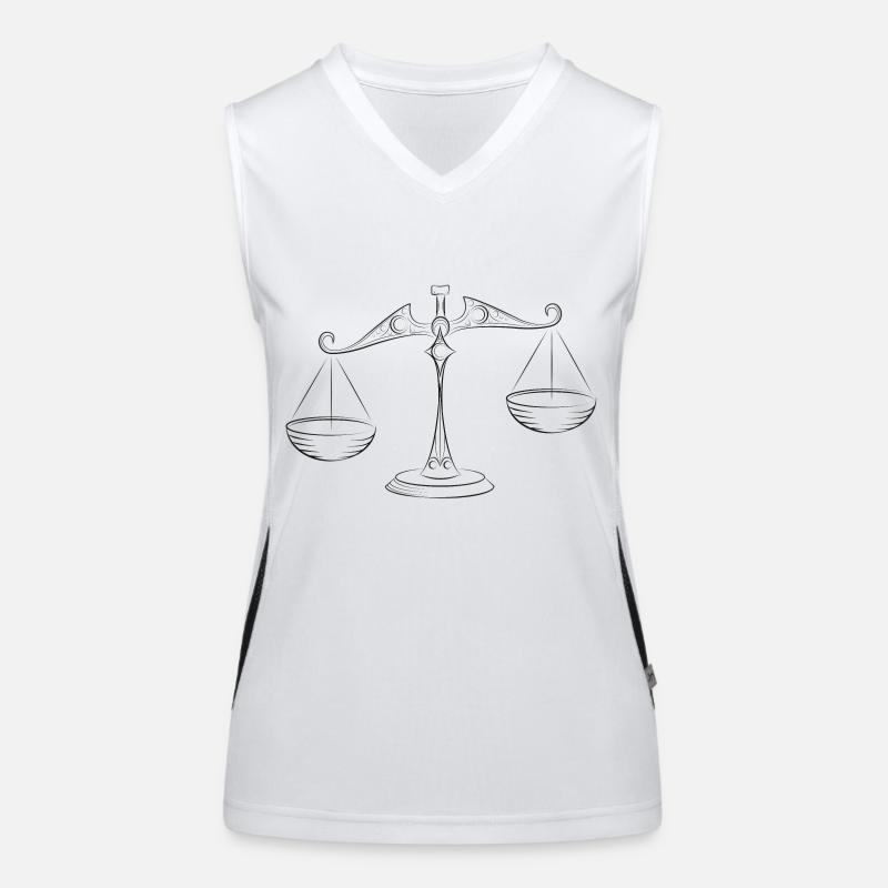 Waage Funktionelles Kontrast-Tank Top für Frauen