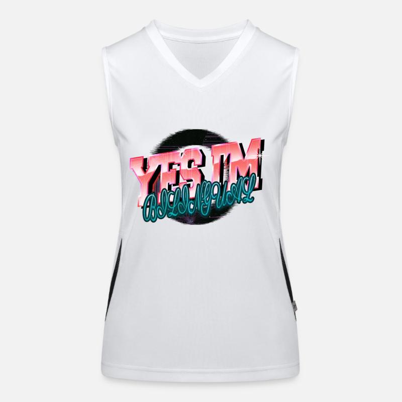 cool analyst awesome computer science Funktionelles Kontrast-Tank Top für Frauen