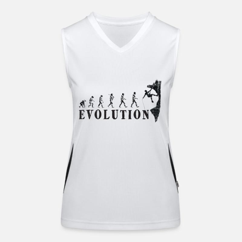 Evolution Klettern Funktionelles Kontrast-Tank Top für Frauen