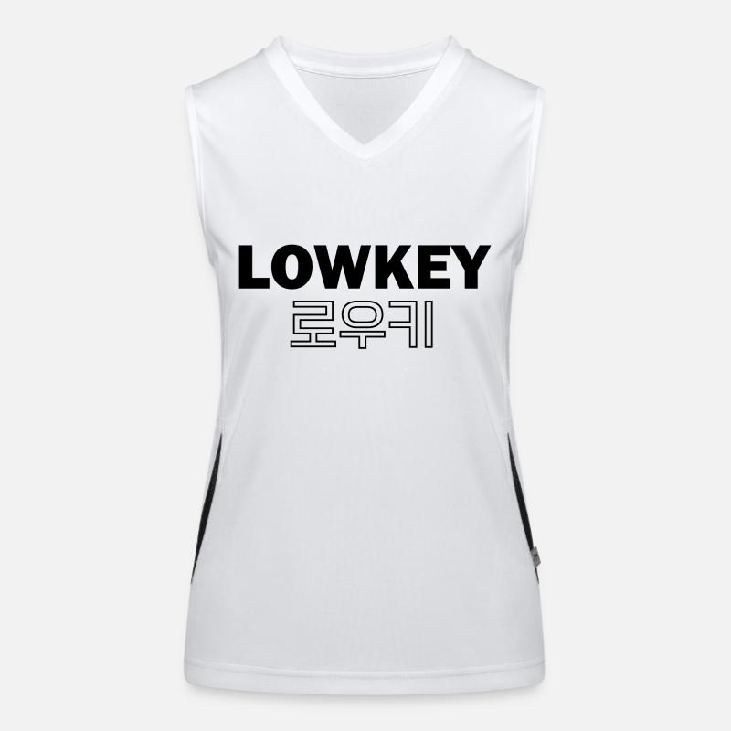 LOWKEY Corée Débardeur respirant contrasté Femme