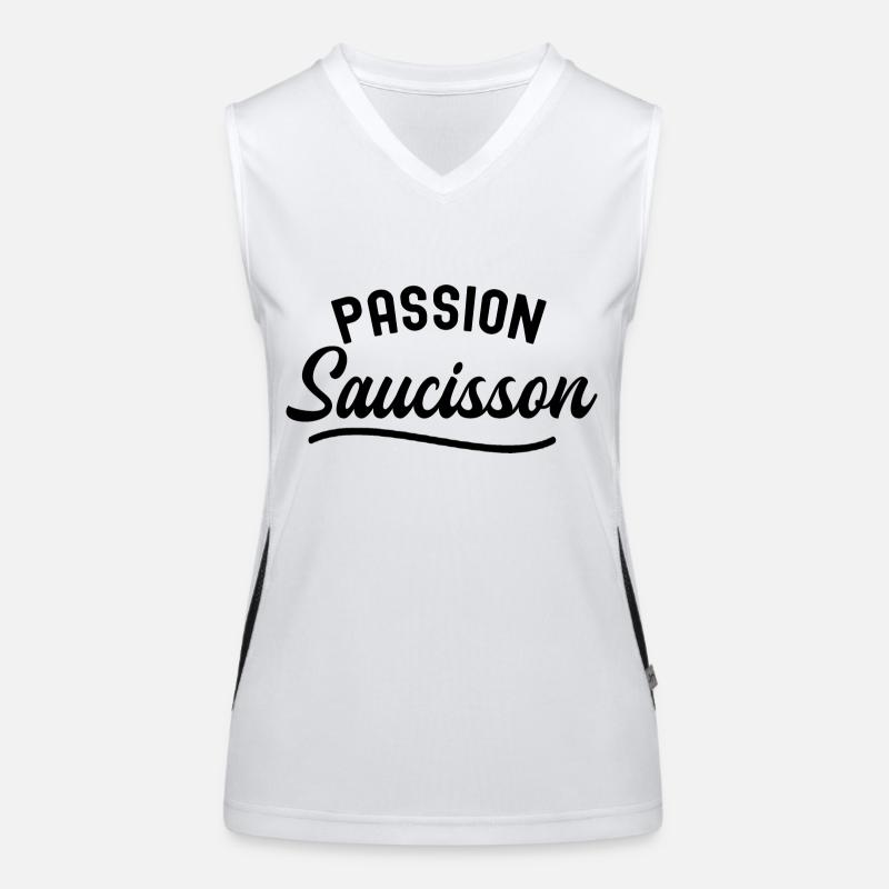 passion saucisson Débardeur respirant contrasté Femme