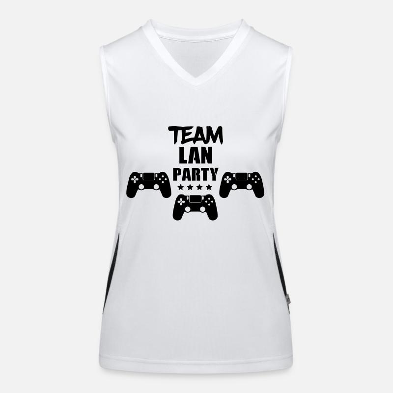Équipe LAN Party Débardeur respirant contrasté Femme