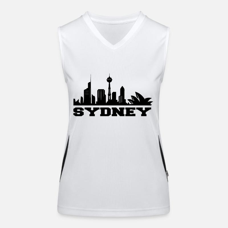 Sydney Design/ Stadt Design Funktionelles Kontrast-Tank Top für Frauen