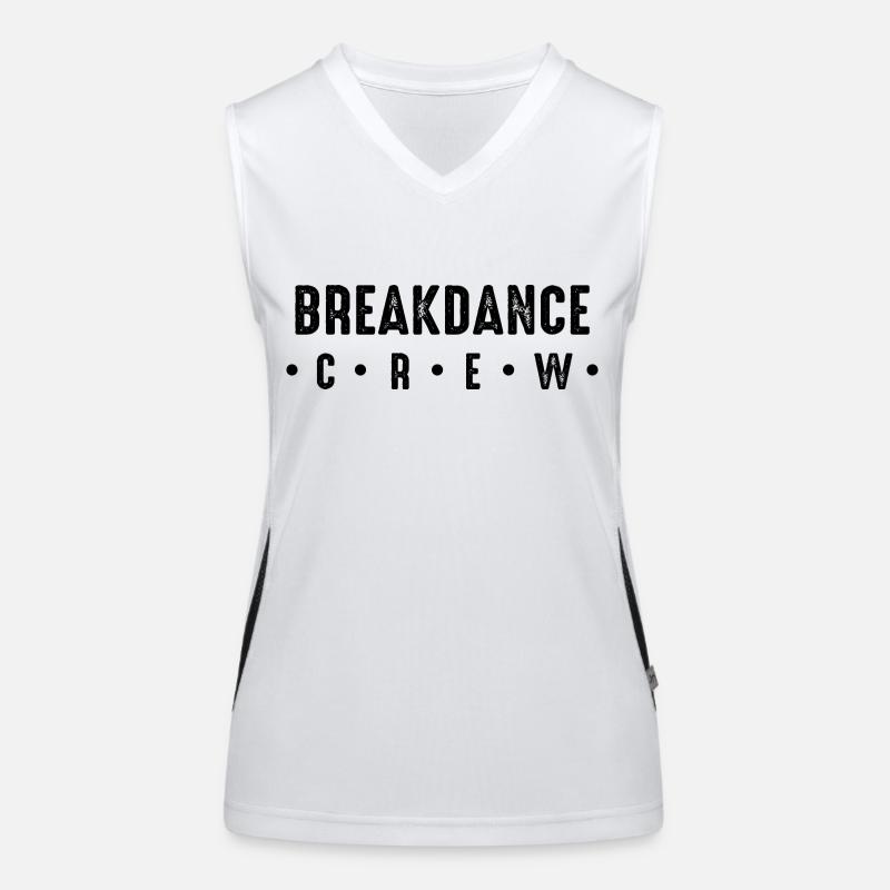 Breakdance Crew Funktionelles Kontrast-Tank Top für Frauen