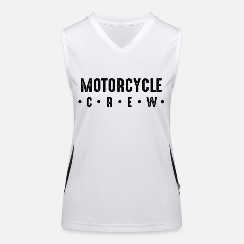 Motorcycle Crew Funktionelles Kontrast-Tank Top für Frauen