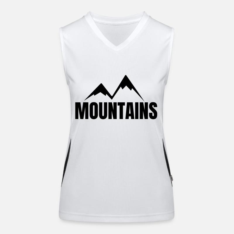 MOUNTAINS Funktionelles Kontrast-Tank Top für Frauen