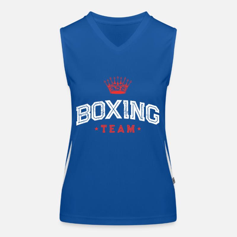 Boxeurs de l’équipe de boxe Débardeur respirant contrasté Femme