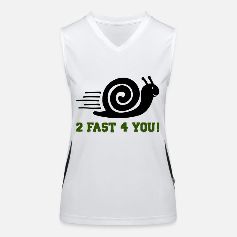 Snail 2 Fast Women's Functional Contrast Tank Top