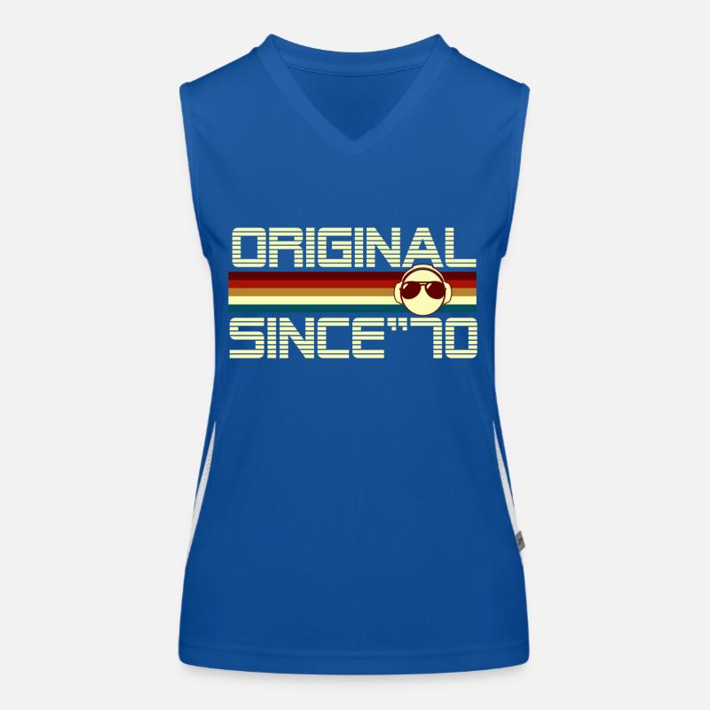 Seit 70 Funktionelles Kontrast-Tank Top für Frauen