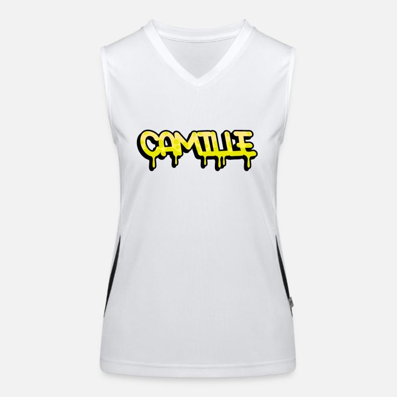 Graffiti name Camille Women's Functional Contrast Tank Top