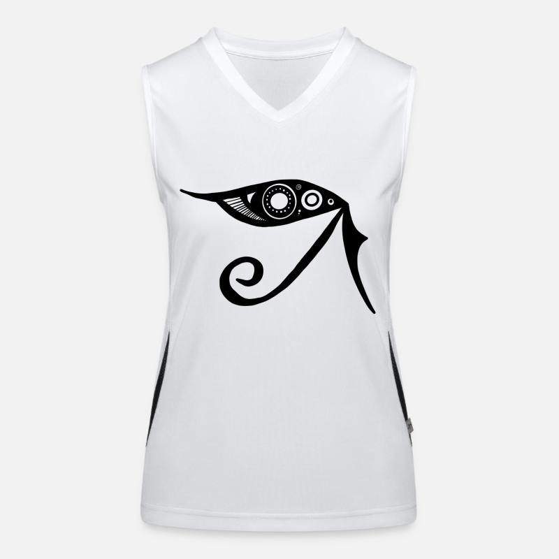 horusauge Funktionelles Kontrast-Tank Top für Frauen