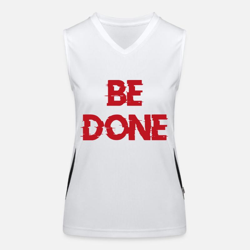 BE DONE Women's Functional Contrast Tank Top