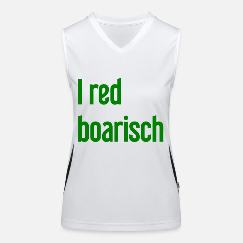 I red boarisch Women's Functional Contrast Tank Top