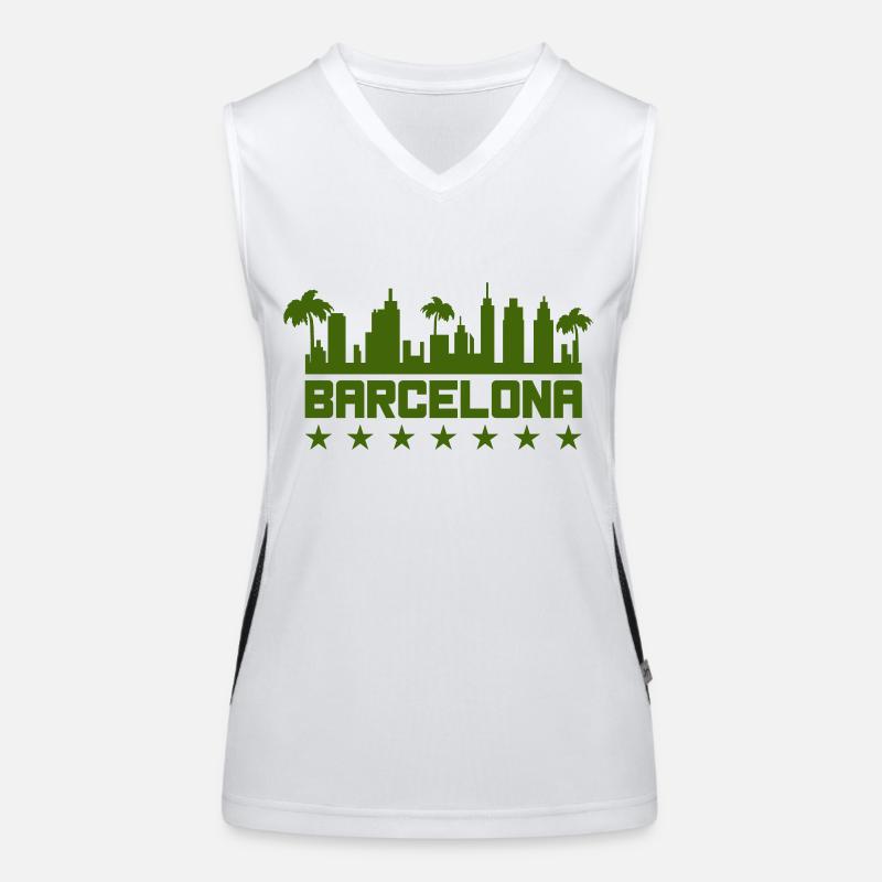 Ville de Barcelone Débardeur respirant contrasté Femme