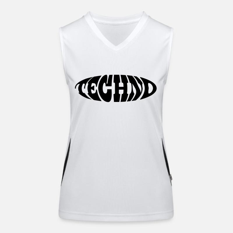 Techno Saying Gift Women's Functional Contrast Tank Top