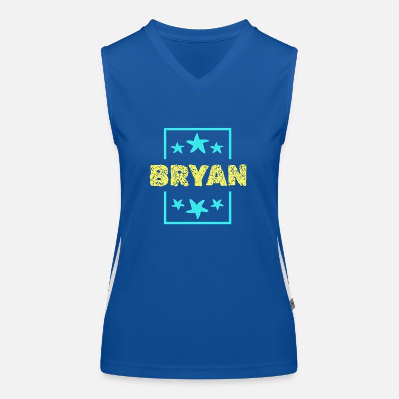 Geschenk für Bryan Funktionelles Kontrast-Tank Top für Frauen