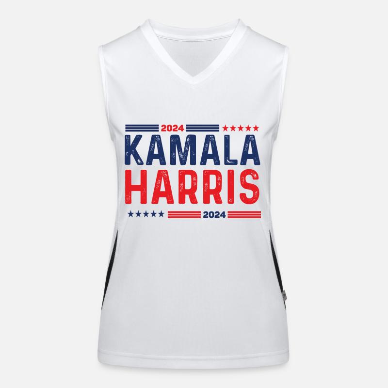 KAMALA HARRIS Amérique Débardeur respirant contrasté Femme