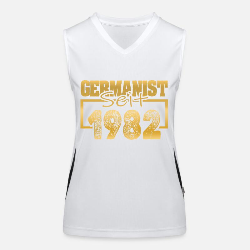 1982 Funktionelles Kontrast-Tank Top für Frauen