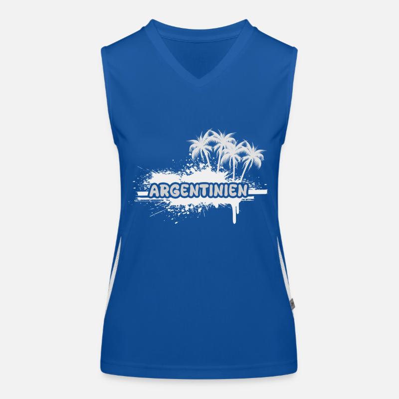 Argentinien Funktionelles Kontrast-Tank Top für Frauen