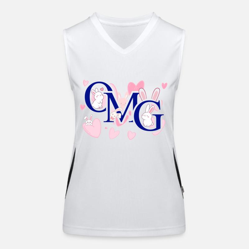 Omg rose Débardeur respirant contrasté Femme