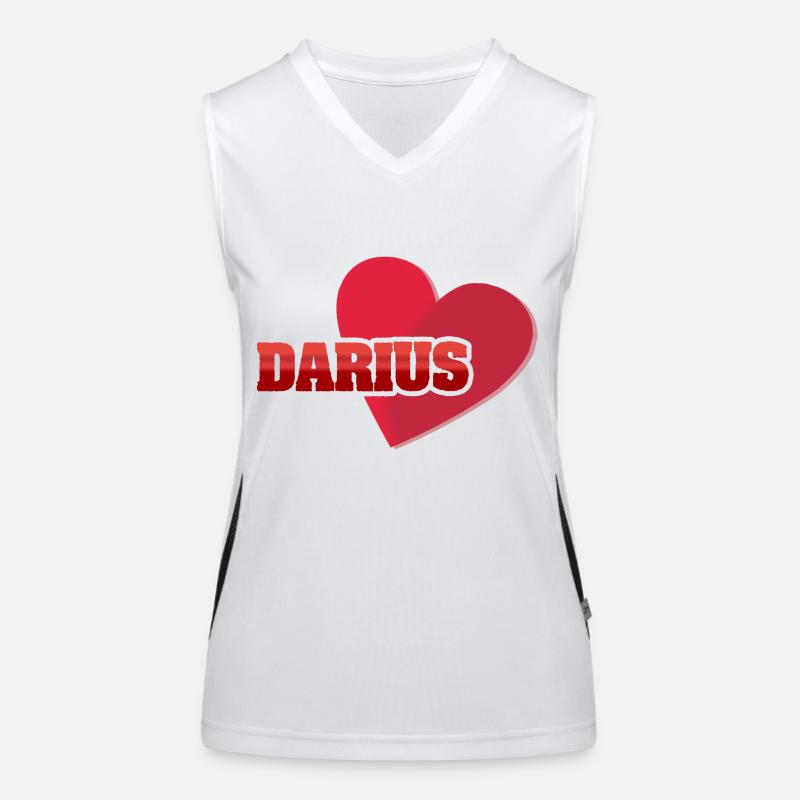 Prénom Darius Débardeur respirant contrasté Femme