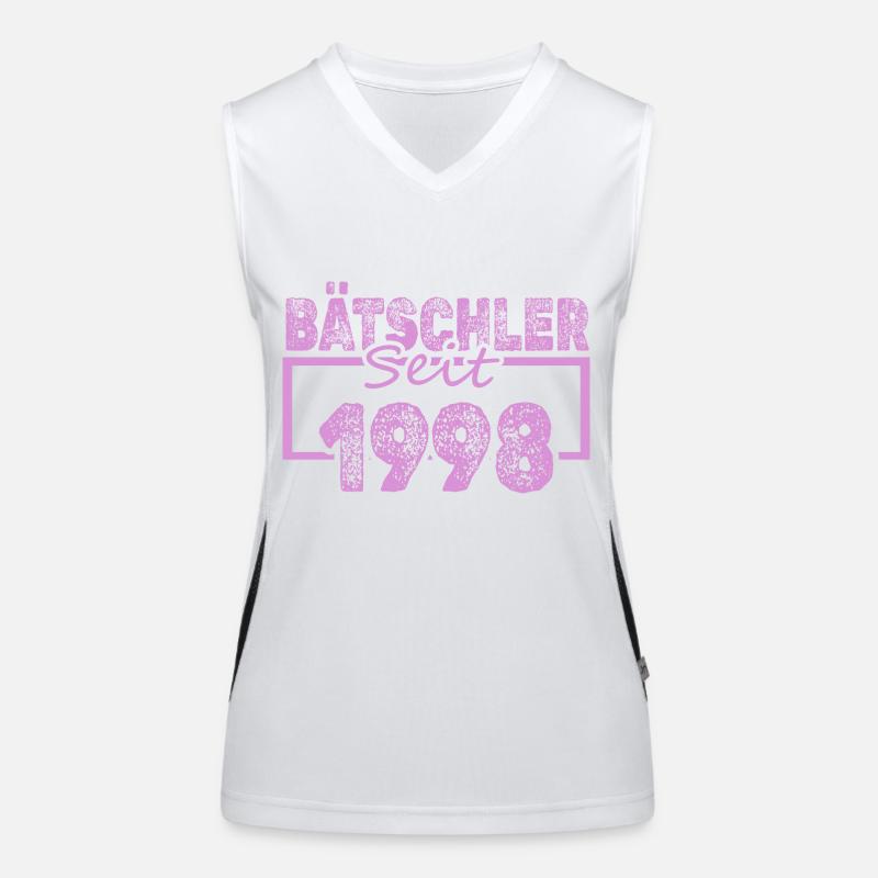 Jungeselle 1998 Funktionelles Kontrast-Tank Top für Frauen