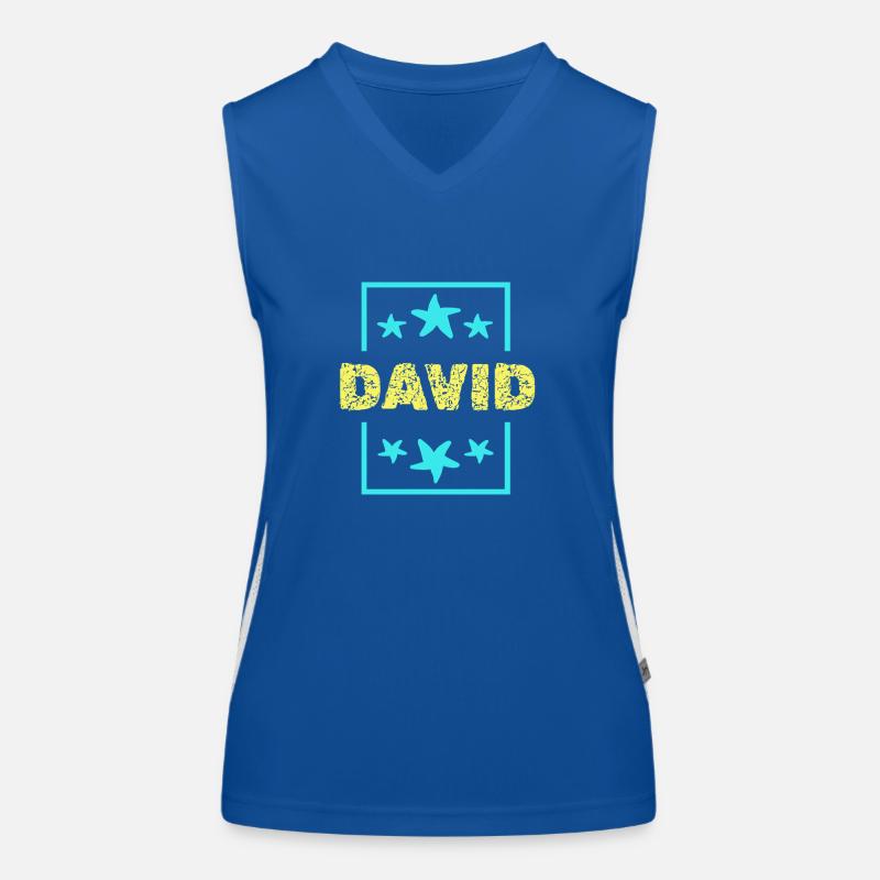 David David Women's Functional Contrast Tank Top