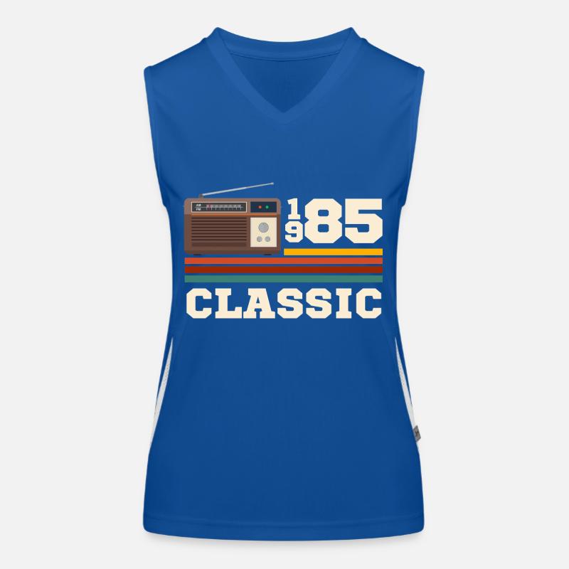 Anniversary 1985 retro classic Women's Functional Contrast Tank Top