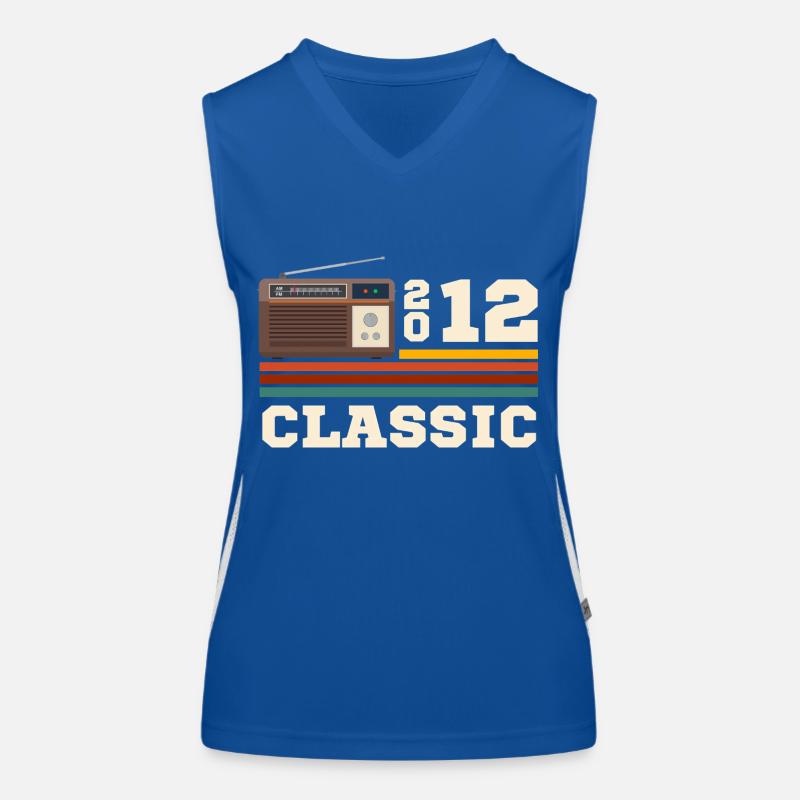 Anniversaire 2012 retro classic Débardeur respirant contrasté Femme